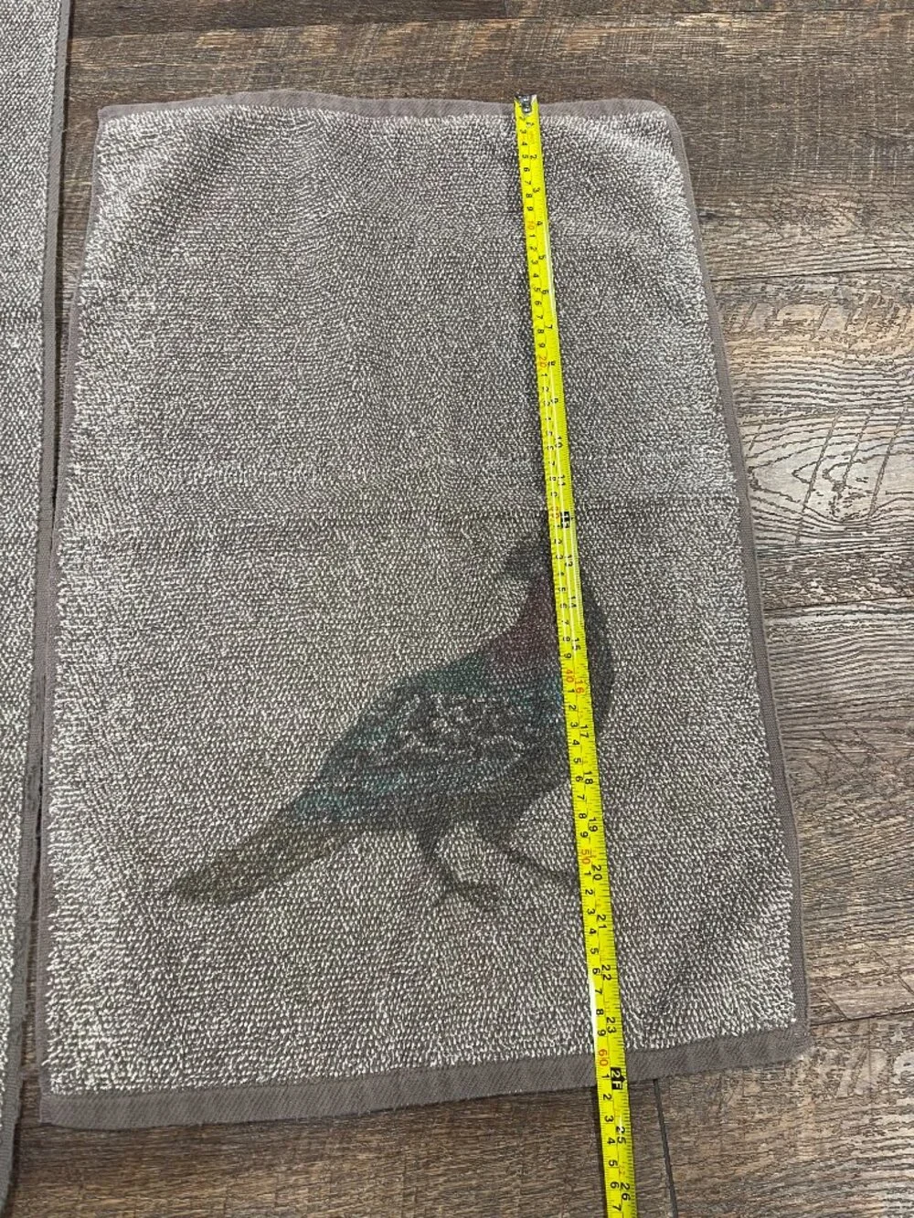 Vintage Martex Perry Ellis Pheasant Game Bird Towel Set Made USA